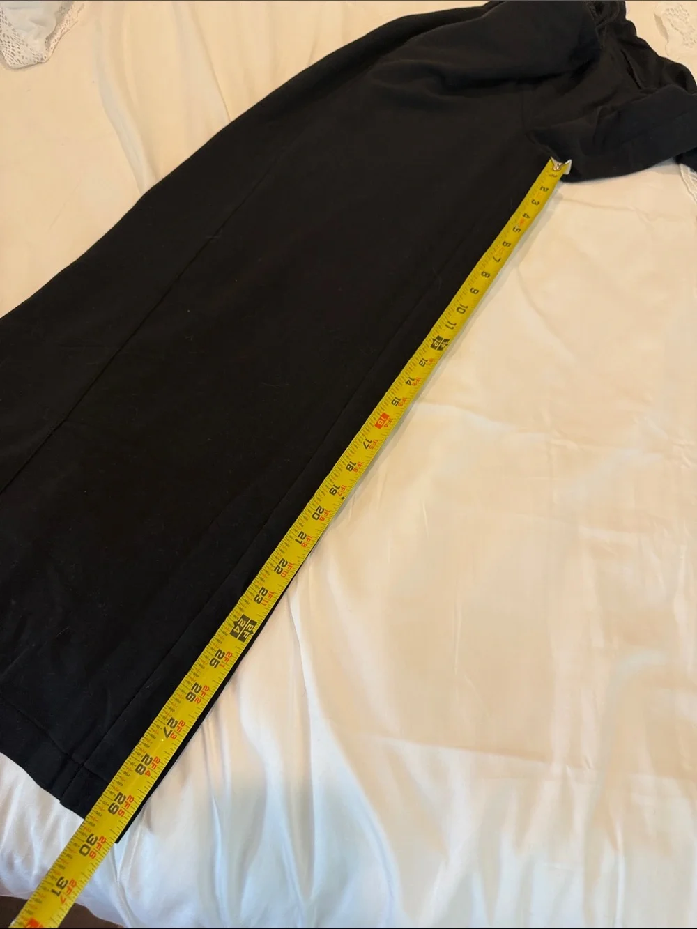 ALO Yoga Sway Mid-Rise On The Go Pant Black Wide-Leg Lounge Pants Small